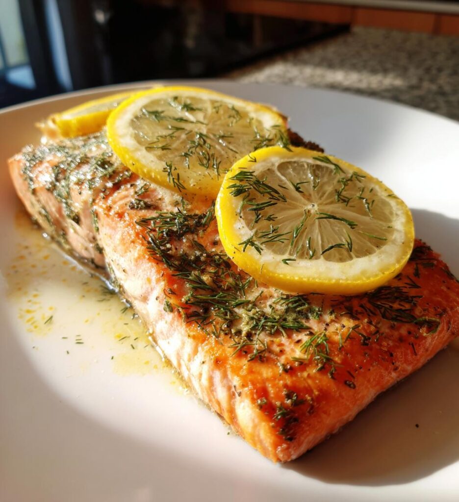 Airfryer laks med citron