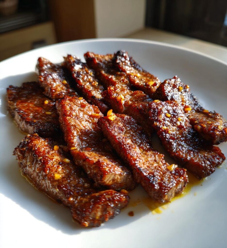 Airfryer oksekødsstrimler