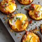 Bagte æg i muffin forme
