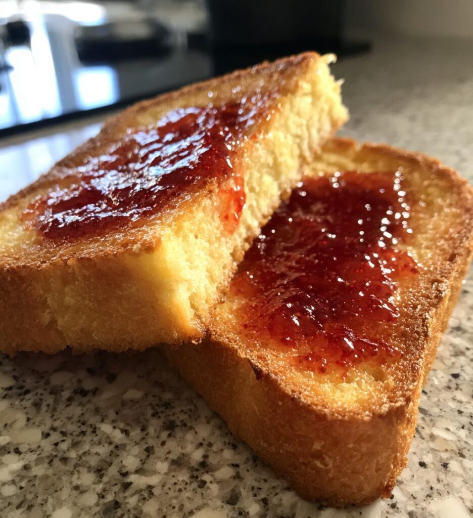 Brød med marmelade