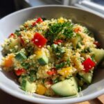 Bulgur salat med grøntsager