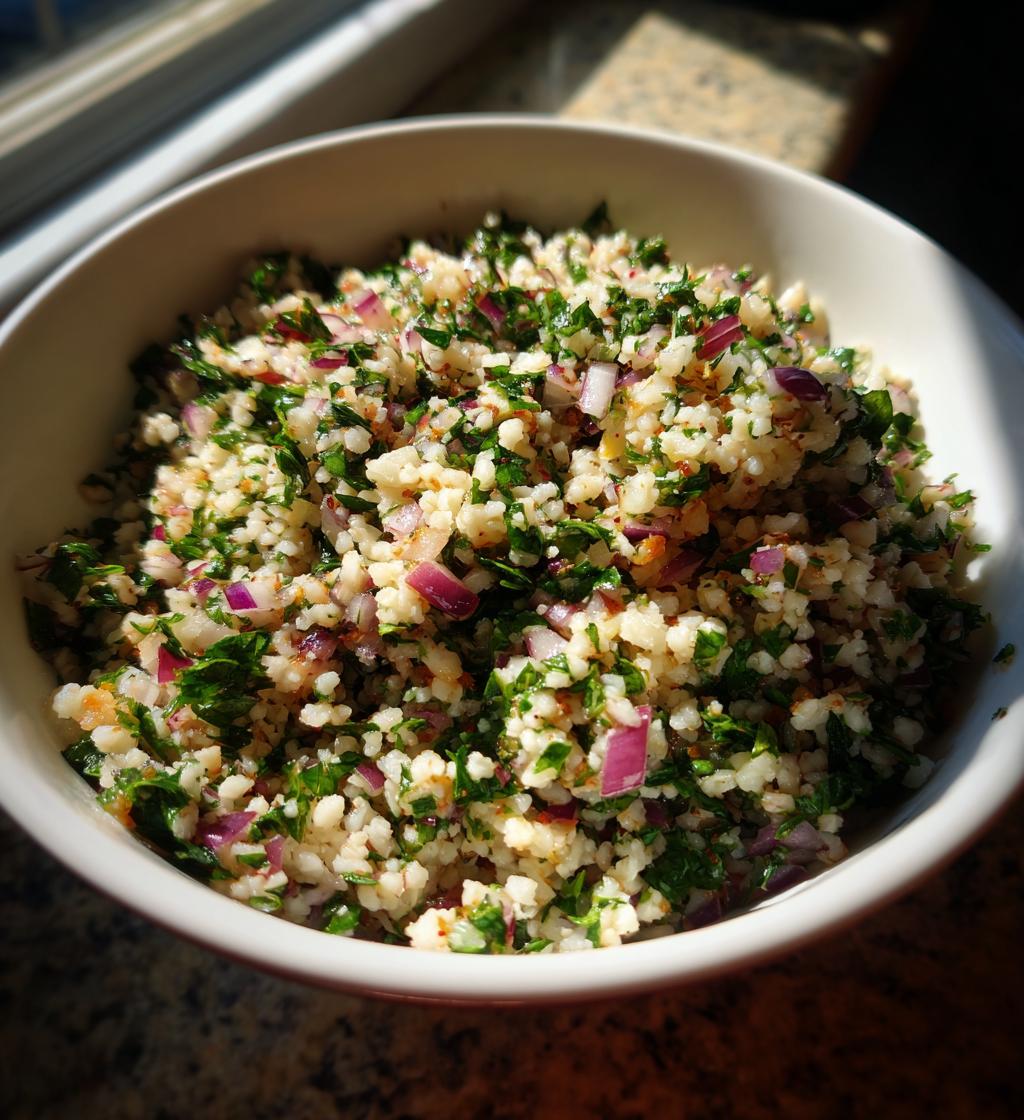 Bulgur salat med urter