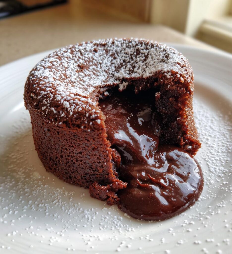 Chokolade lava cake