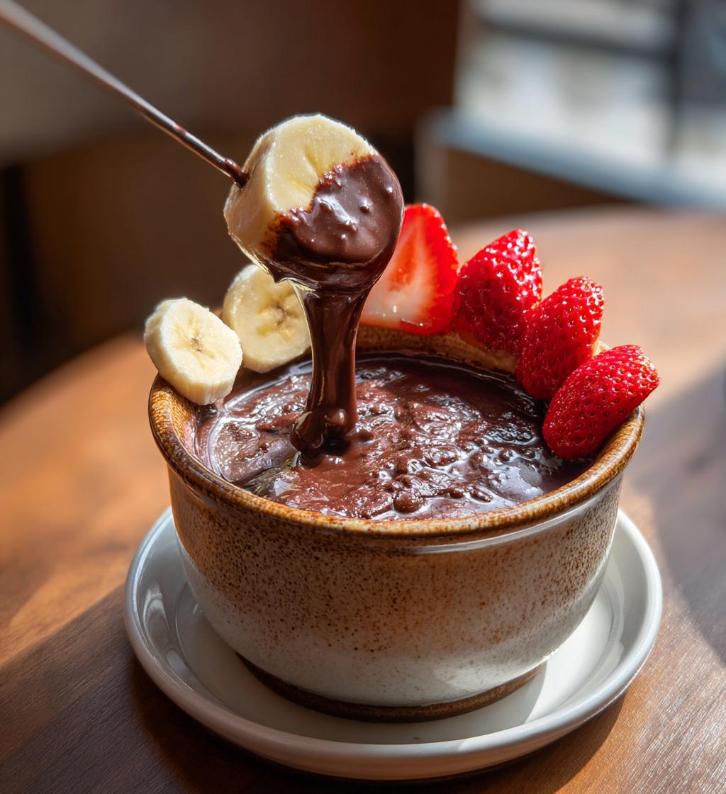 Chokoladefondue