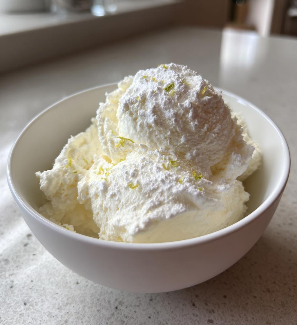 Citron-ricotta creme
