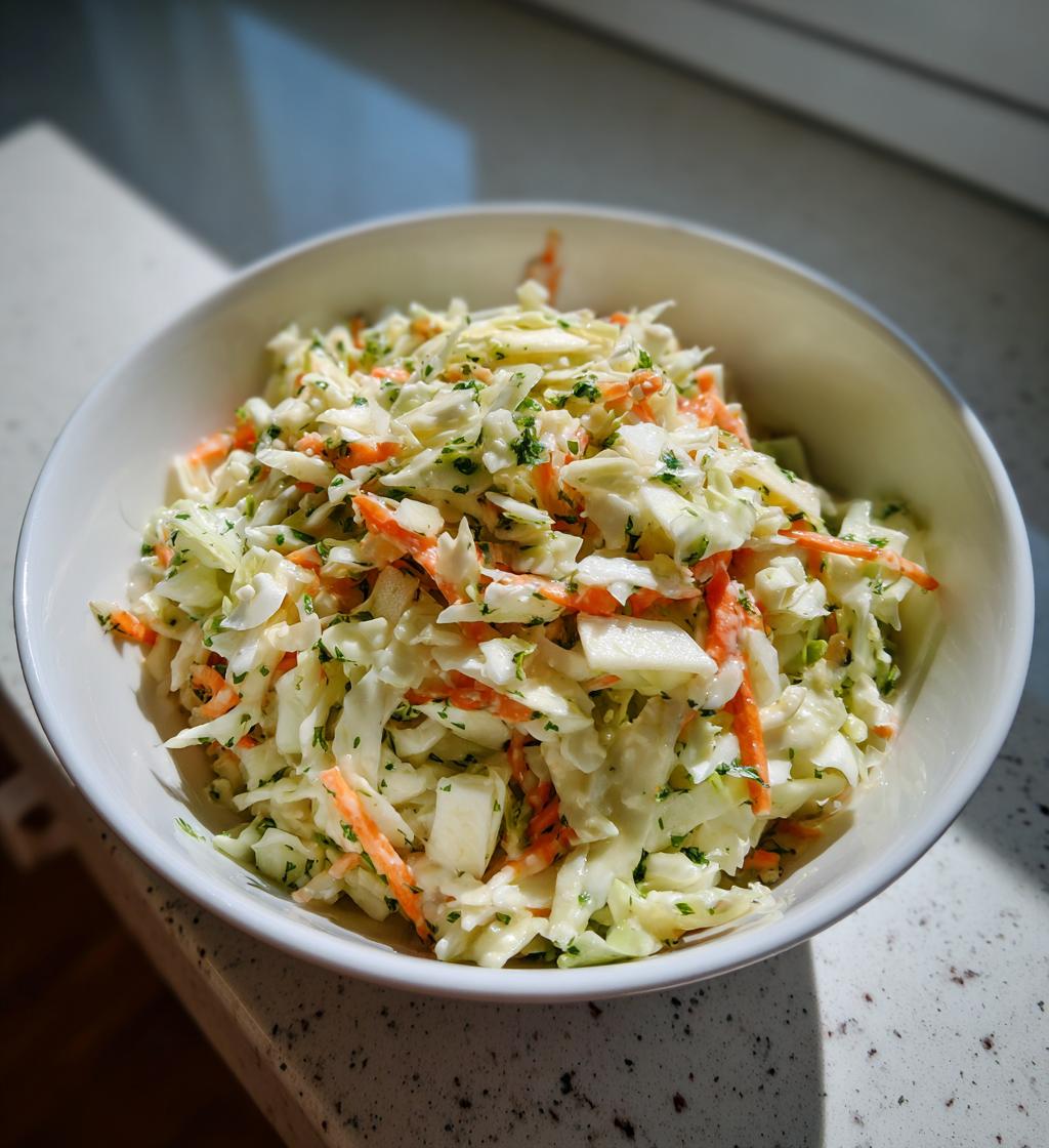 Coleslaw med æble