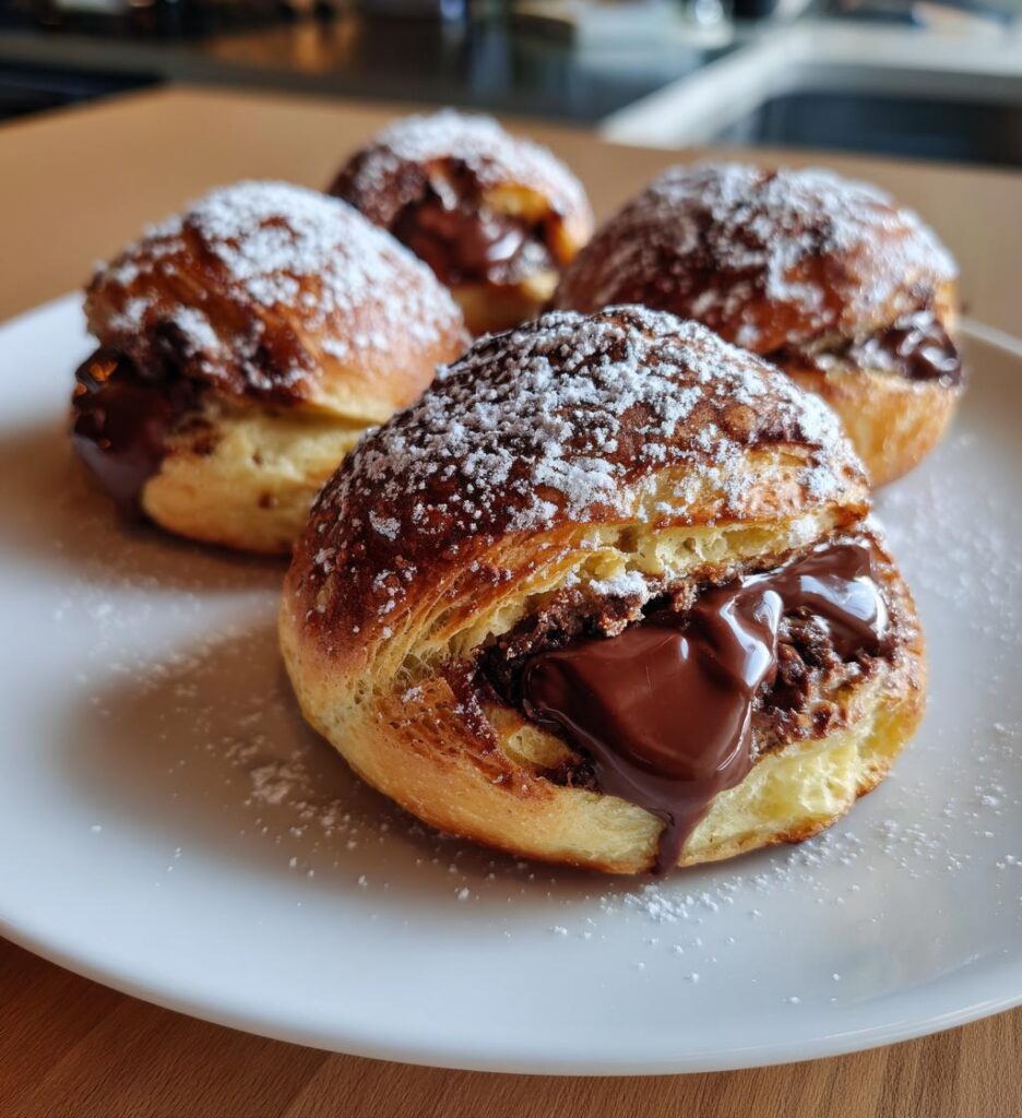 Fastelavnsboller med chokolade