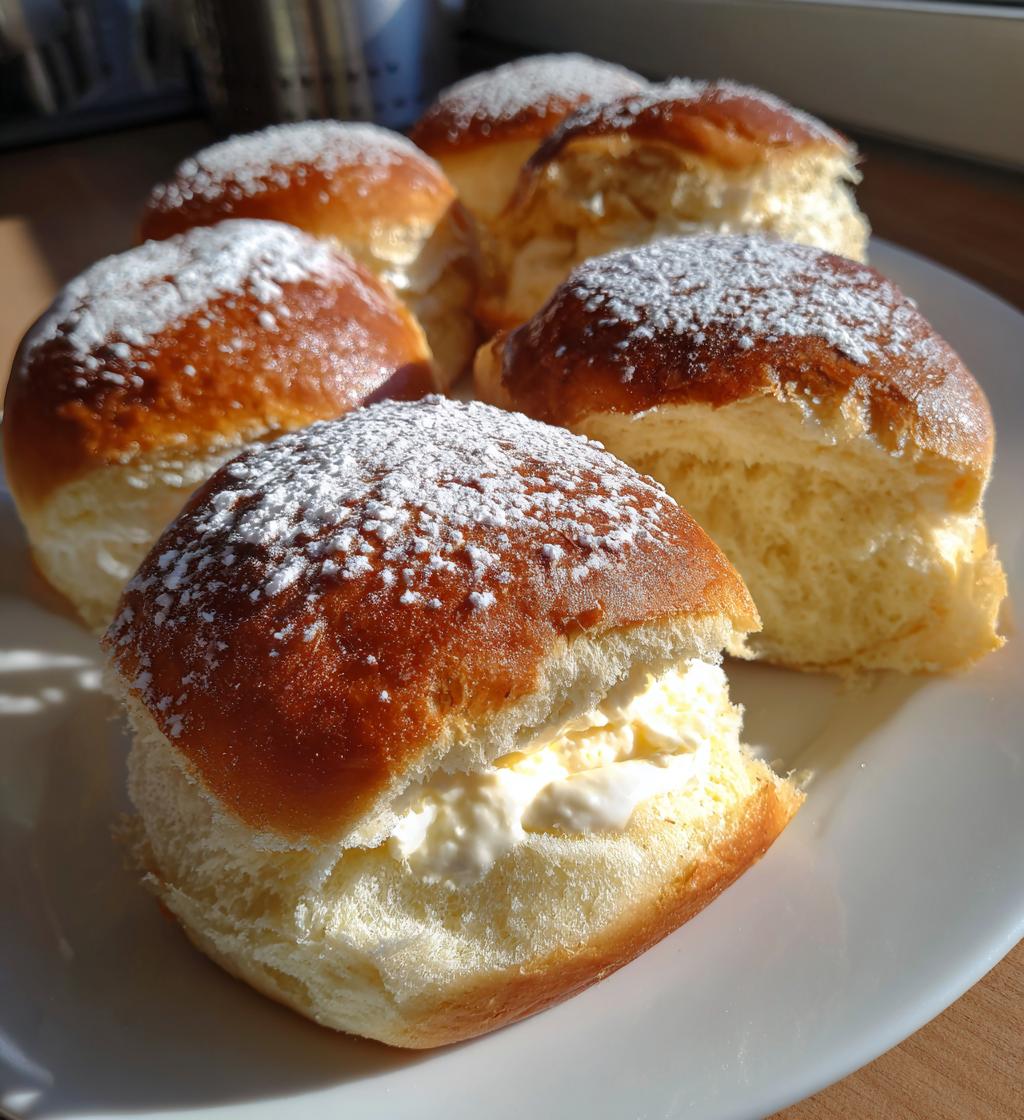 Fastelavnsboller med nougat