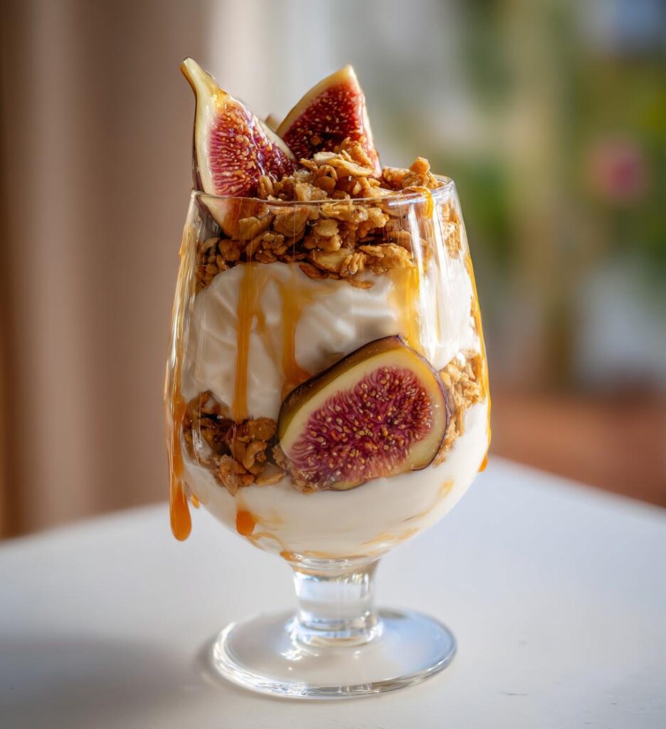 Figen-honning parfait