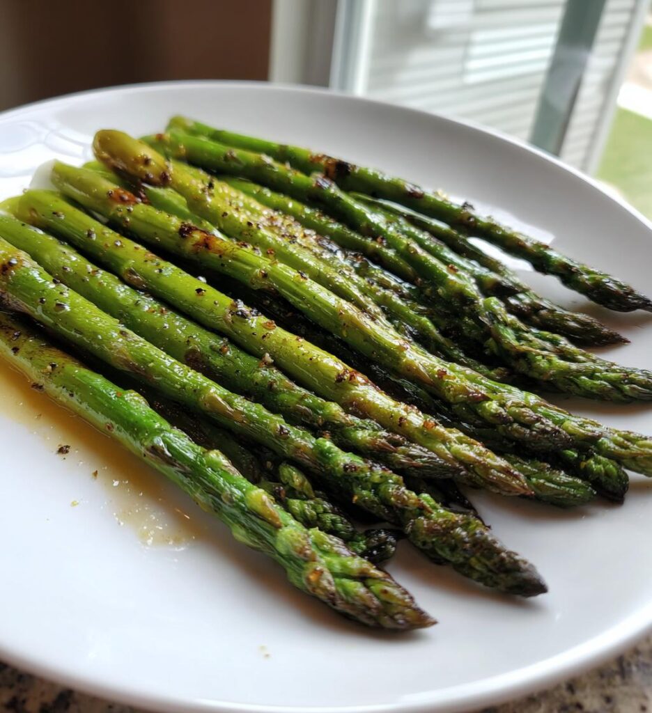 Grillede asparges