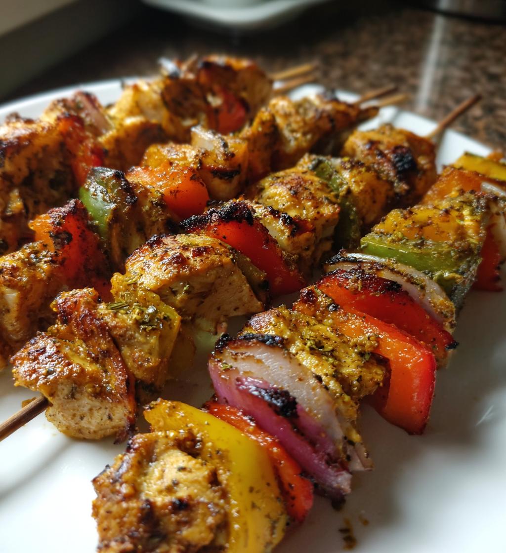 Grillet kyllingespyd