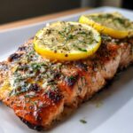 Grillet laks med citron og dild