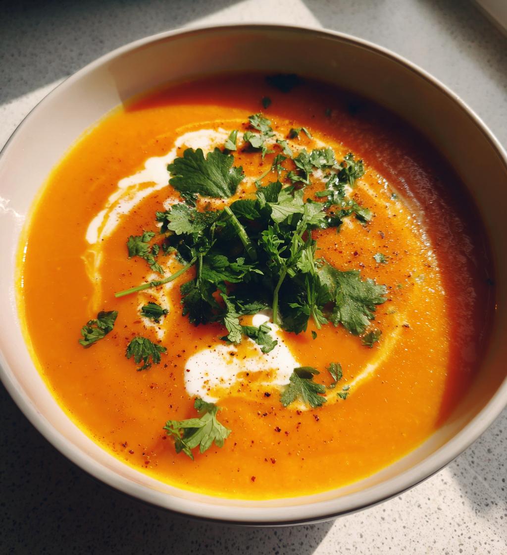 Gulerodssuppe med ingefær