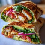 Halloumi wrap
