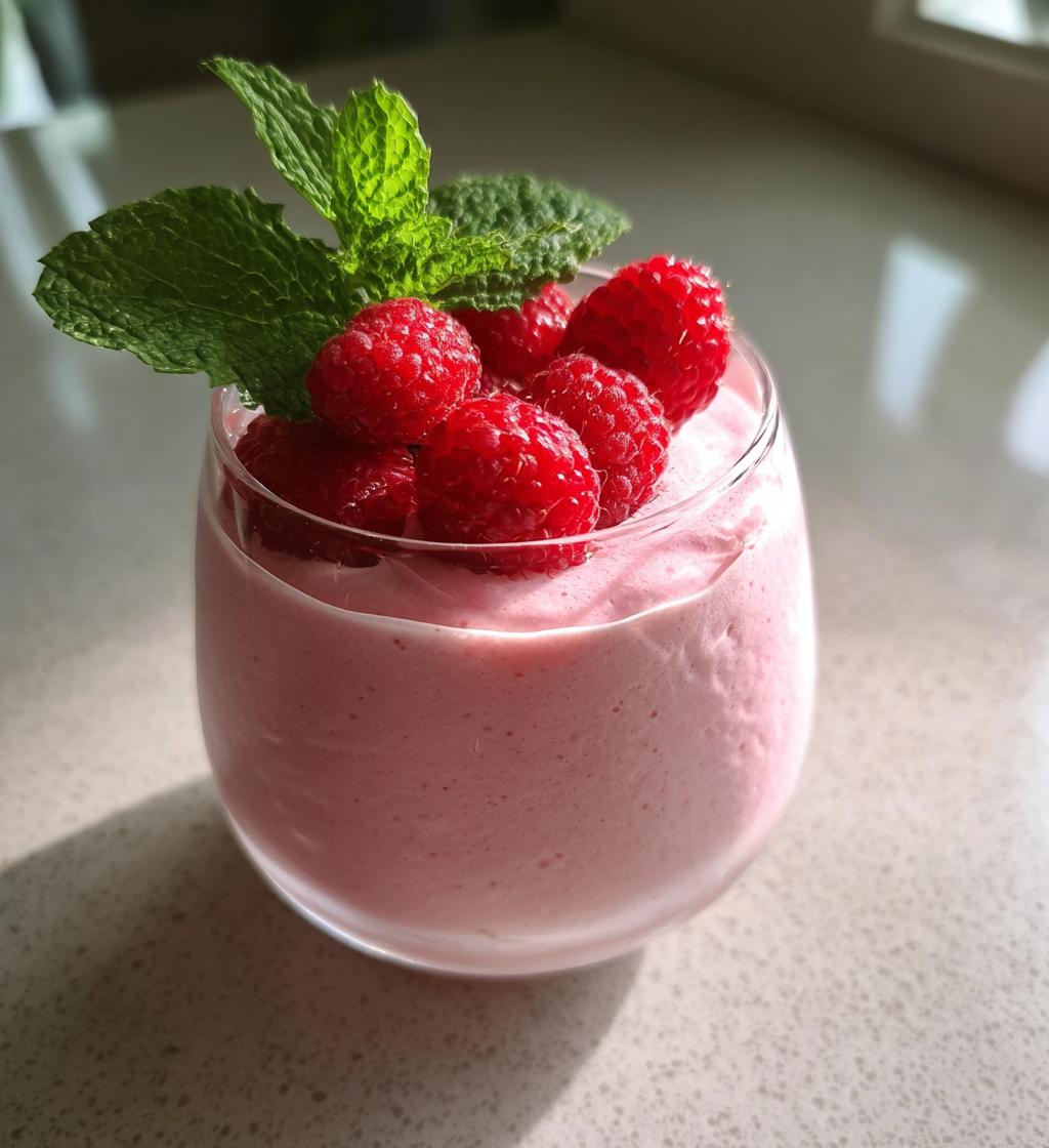 Hindbær mousse