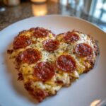 Hjerteformet pizza