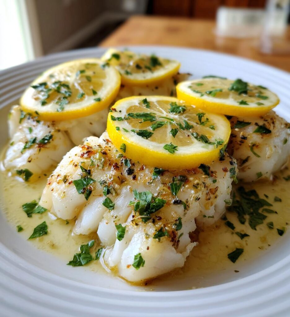 Kabeljaufilet med citron
