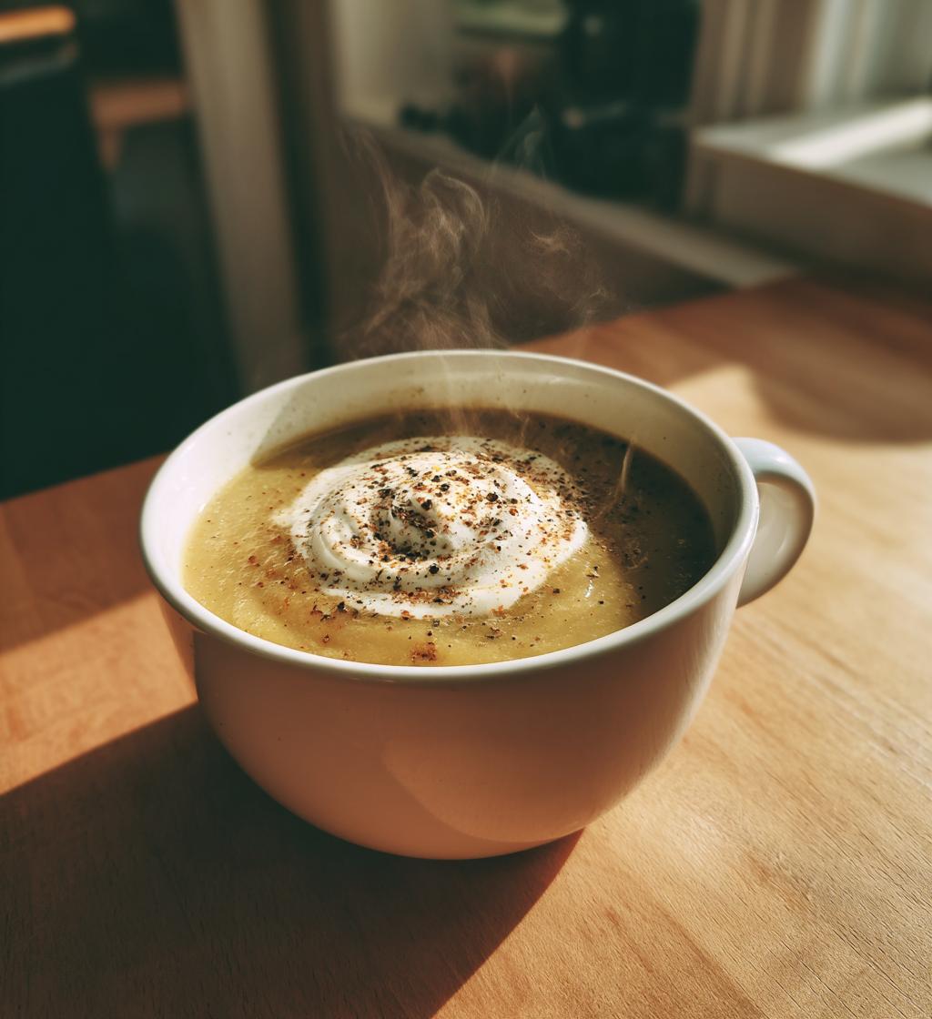 Kartoffel- og porresuppe