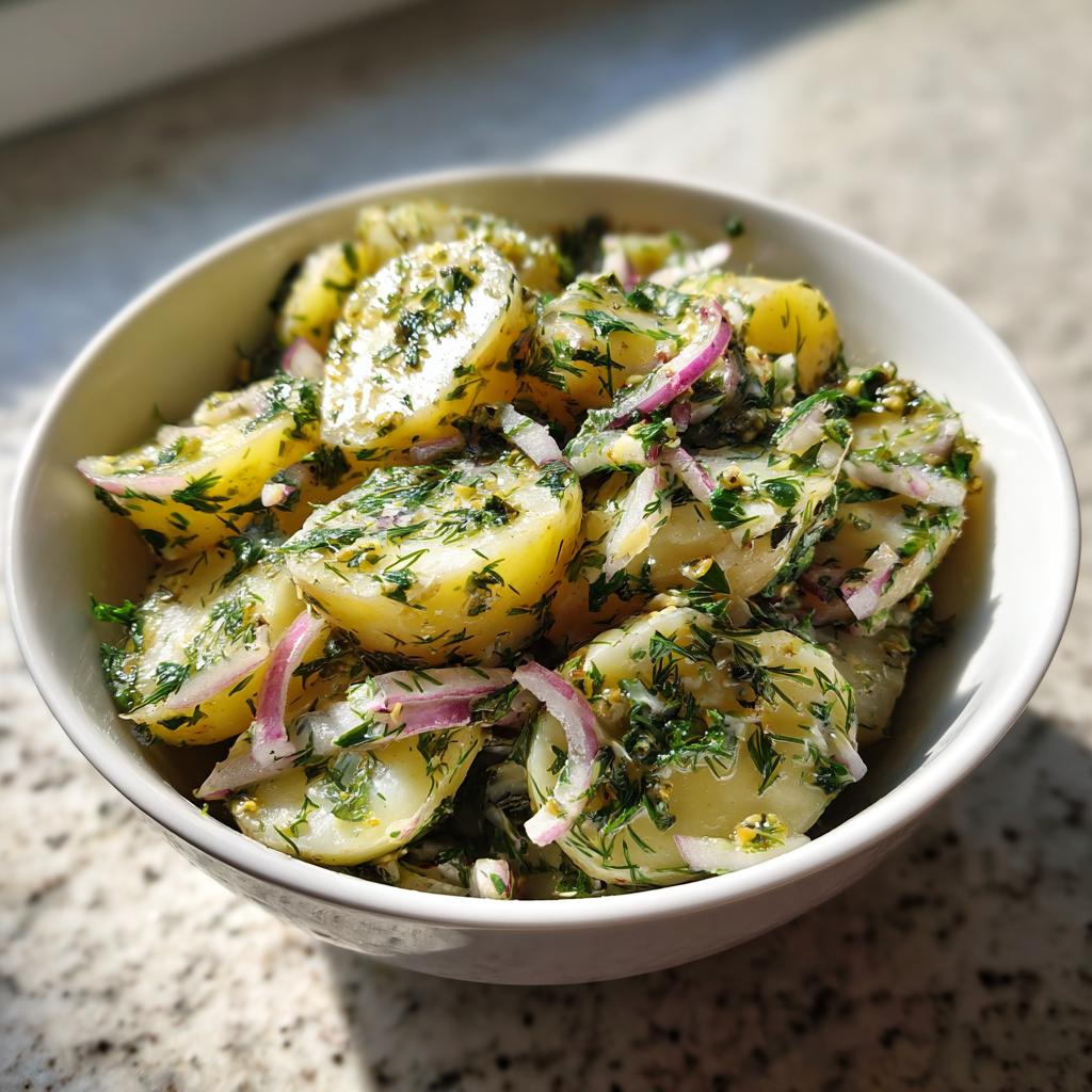 Kartoffelsalat med dild