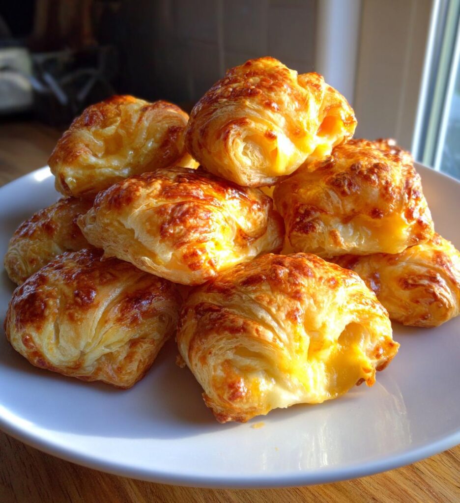 Käseblätterteig Häppchen