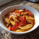 Kylling i paprika-flødesauce