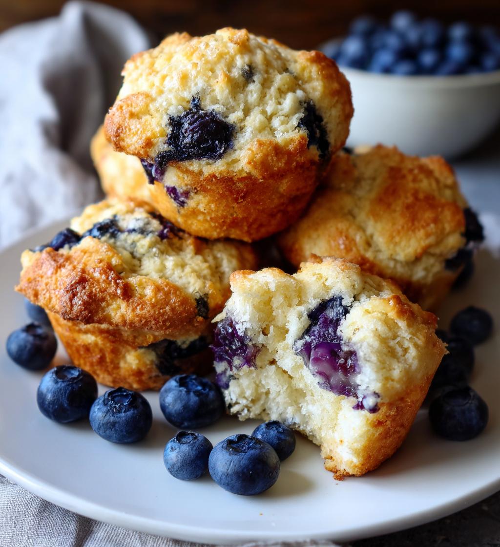 Mini muffins med blåbær