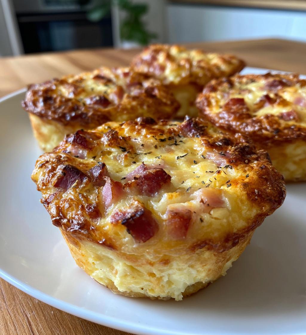 Mini quiches med skinke