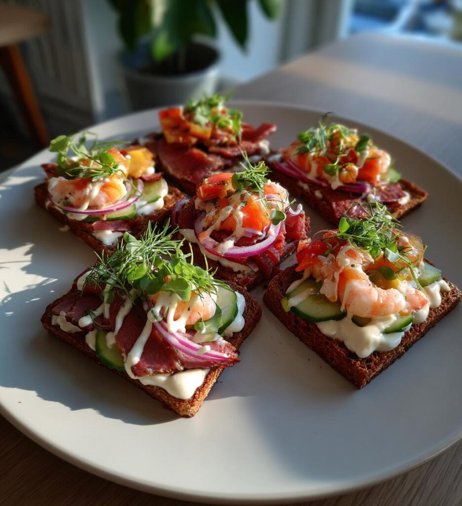 Mini smørrebrød