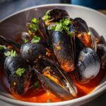 Muslinger i tomatsauce