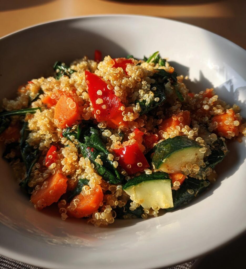 Quinoa med grøntsager