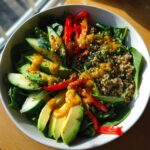 Quinoabowl med grønt