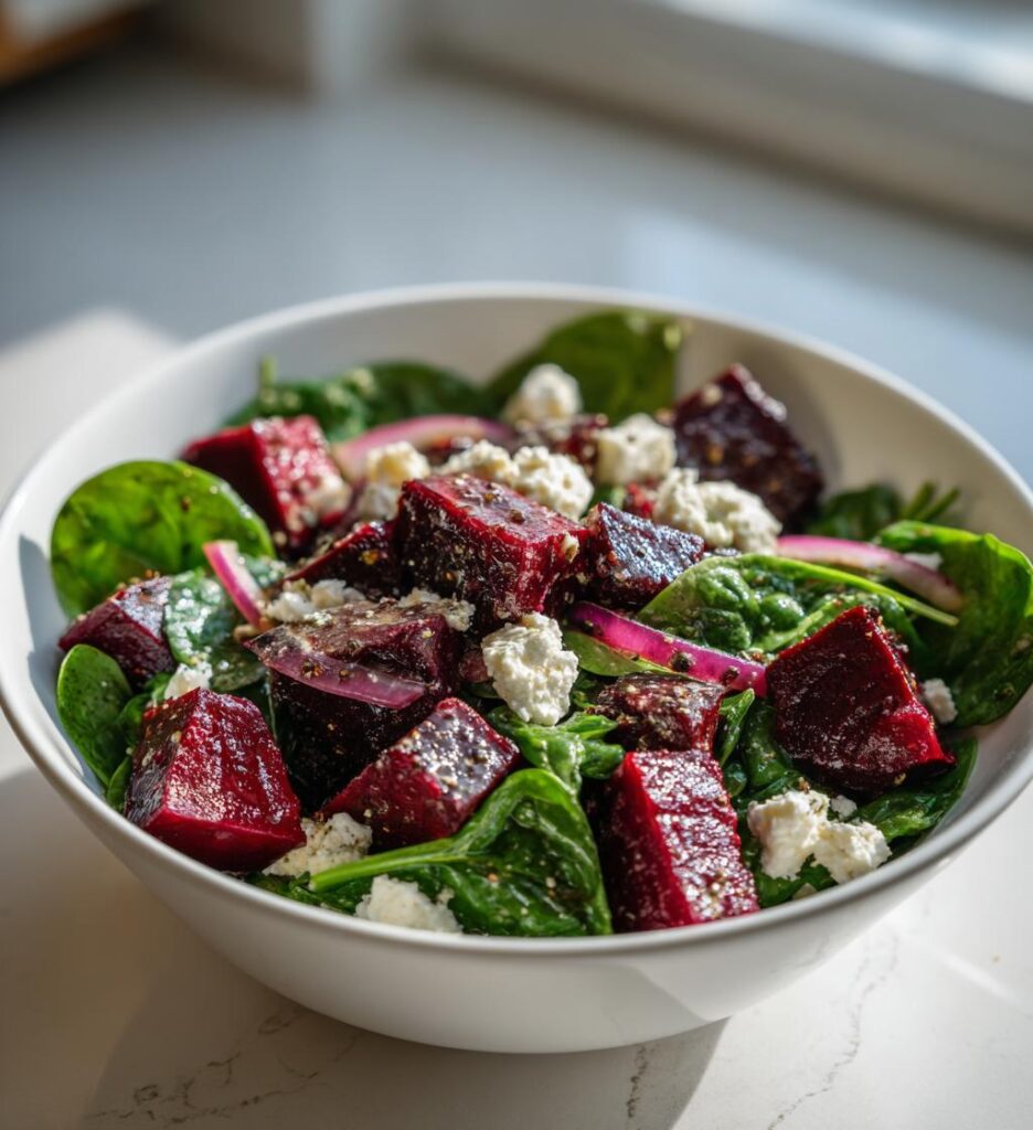 Rødbede- og feta salat