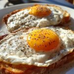 Spejlæg med brød