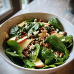 Spinatsalat med æble