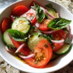 Tomat- og agurkesalat