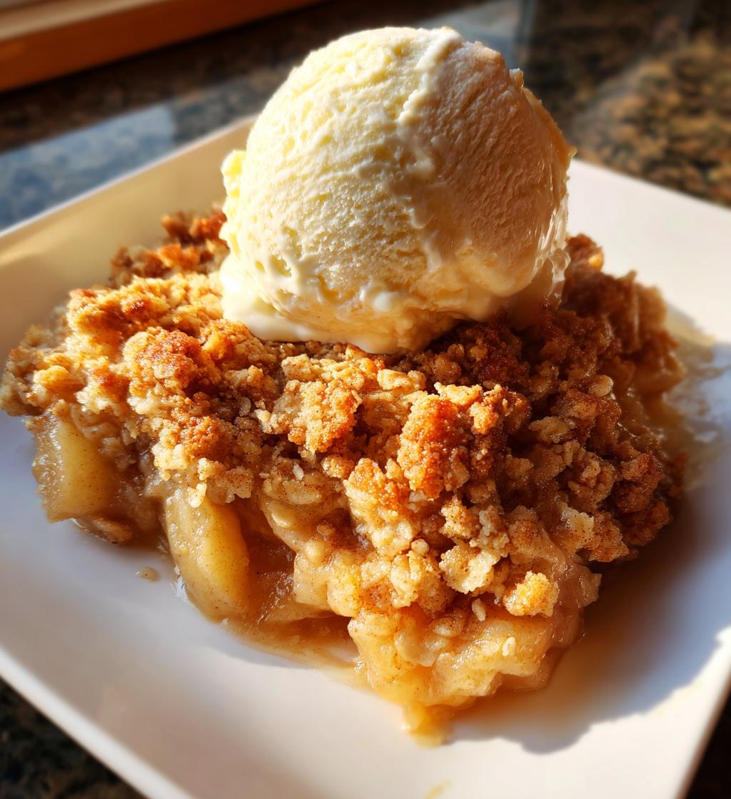 Æble crumble