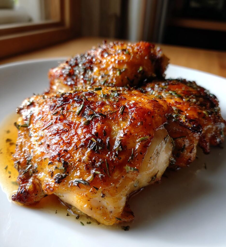 Cozy Oven-Baked Chicken Thighs