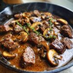 Creamy Beef & Mushroom Skillet