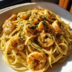 Creamy Garlic Shrimp Pasta