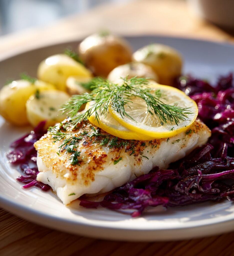 Healthy Nordic Fish Dinner