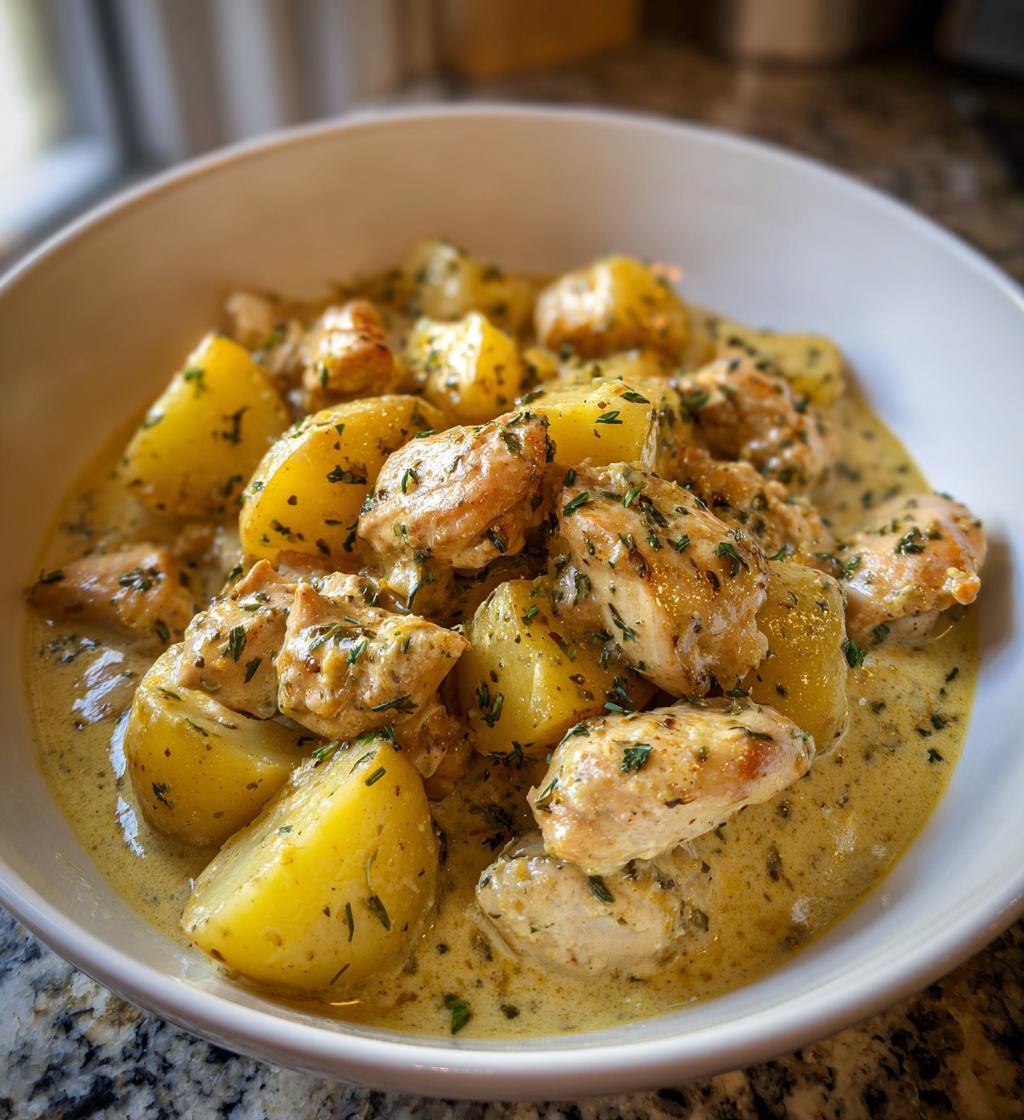 One-Pot Creamy Chicken & Potatoes