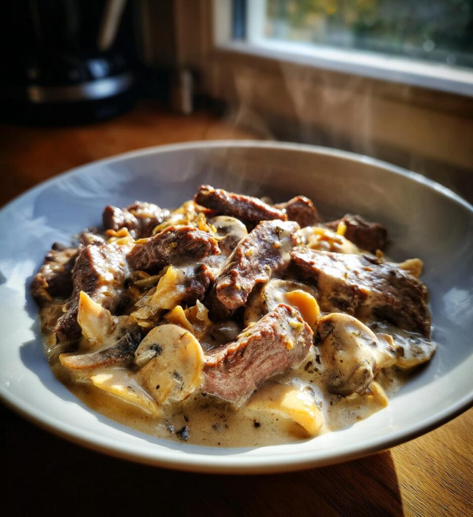 Scandinavian Beef & Mushroom Sauce
