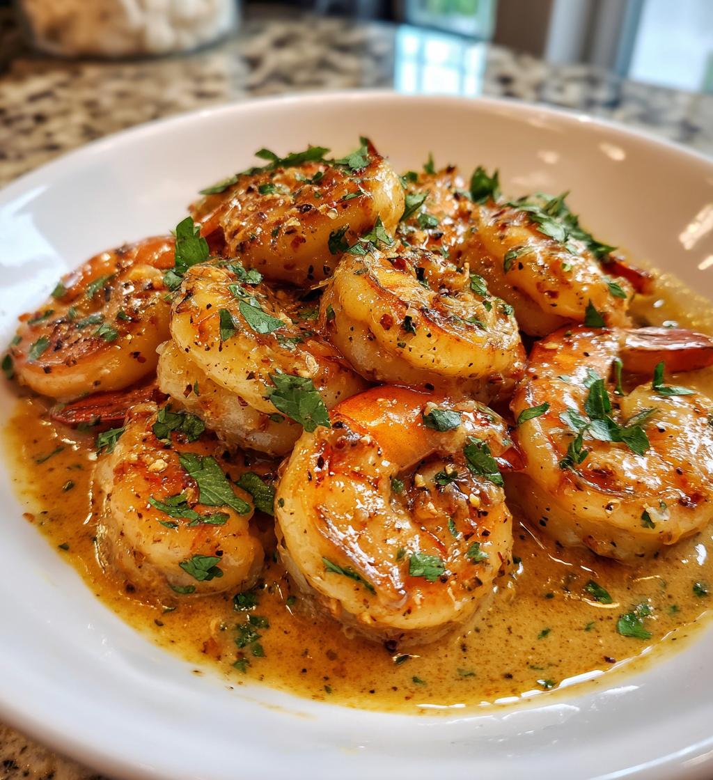 Simple Creamy Shrimp Dinner