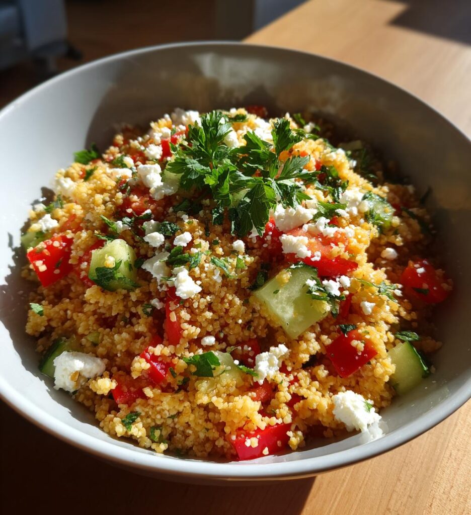 Bulgursalat med feta