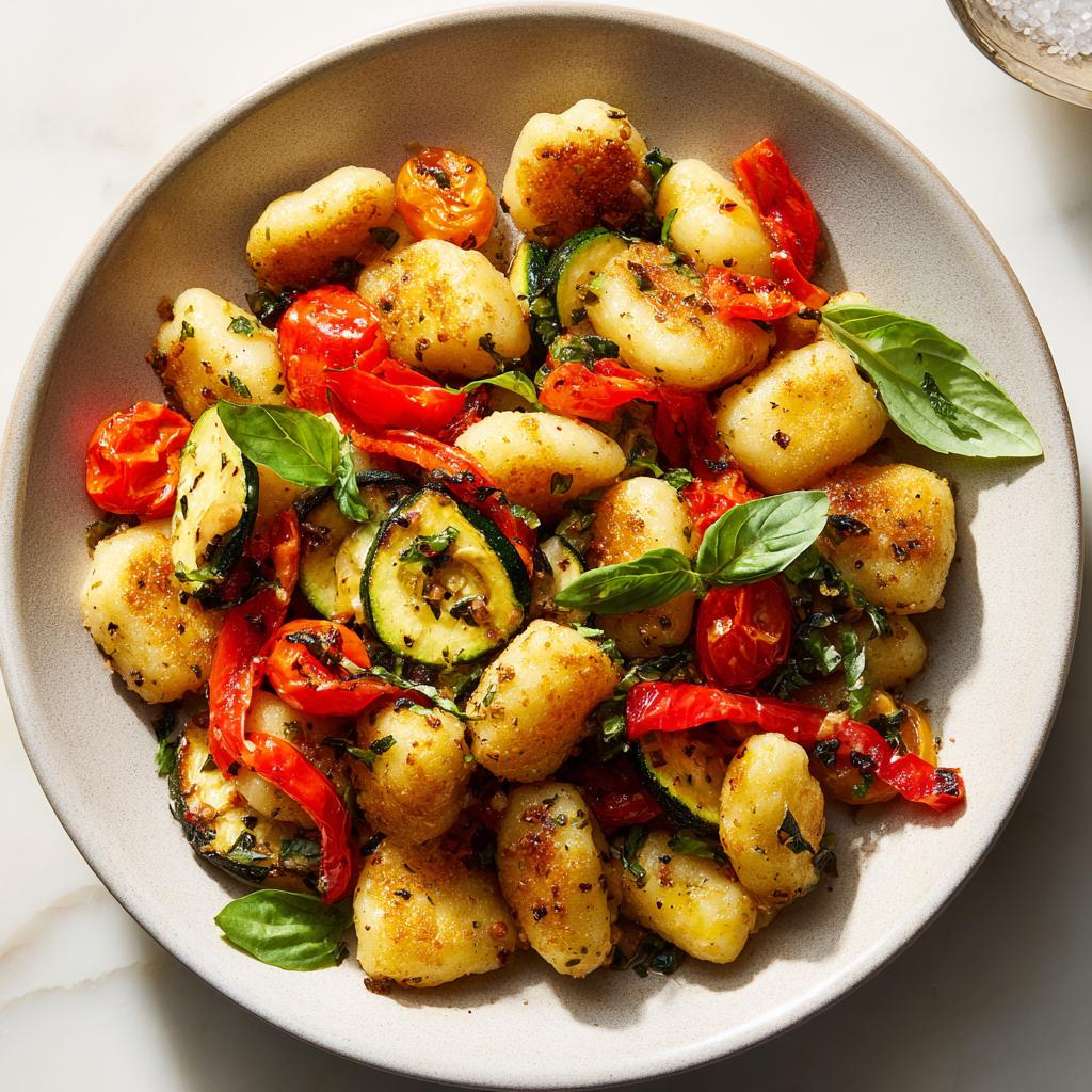 Gnocchi med grøntsager