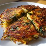 Kartoffelrøsti med spinat