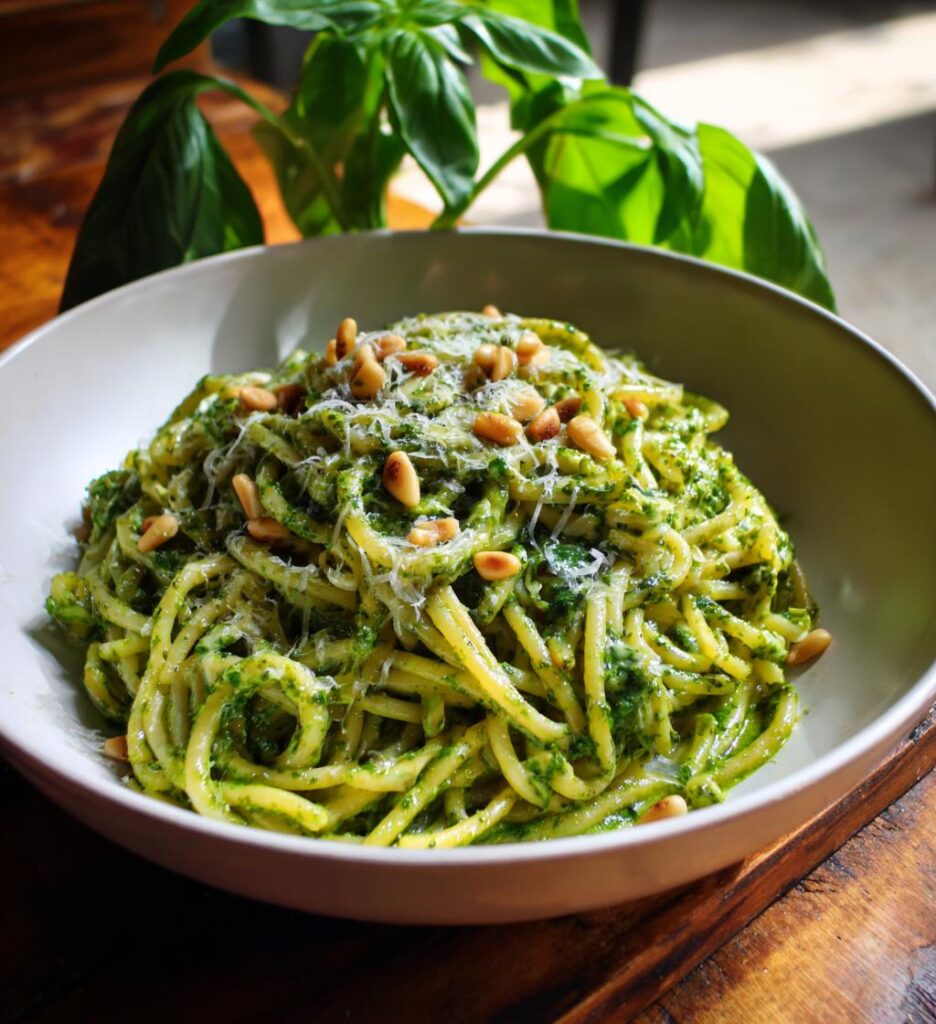 Pasta med pesto