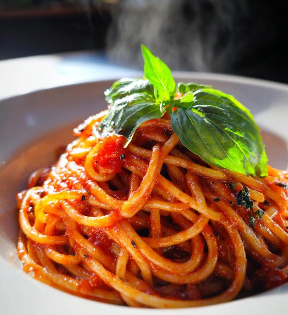 Pasta med tomatsauce