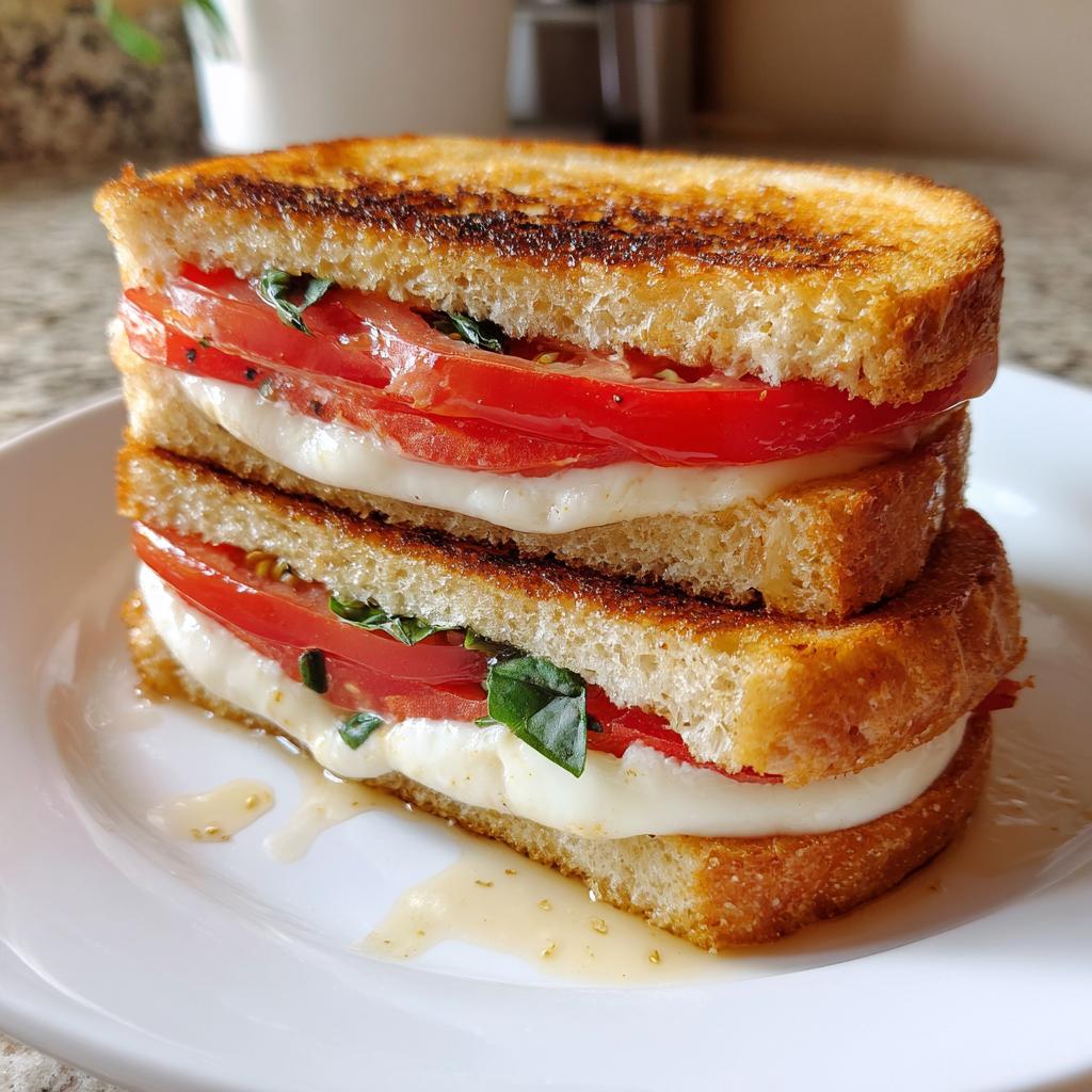 Tomat- og mozzarellasandwich