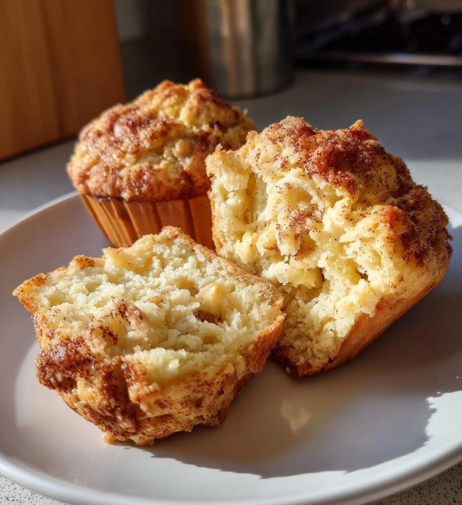 Æble-kanel muffins
